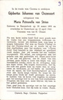 onzenoort.van.g.j 1898-1963 strien.van.m.p b