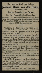 pluijm.van.der.j.m 1871-1942 strien.van.p.c b