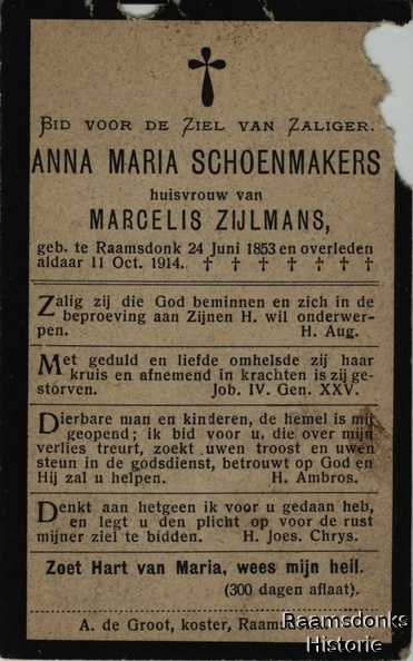 schoenmakers.a.m 1853-1914 zijlmans.m b
