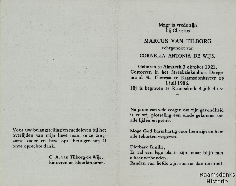 tilborg.van.m 1921-1986 wijs.de.c.a b