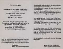 ruijter.de.a.c 1901-1995 goossens.m b