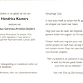 kanters.h 1916-2000 snijders.m.g.a b