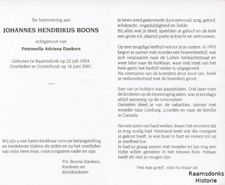 boons.j.h 1924-2001 dankers.p.a b