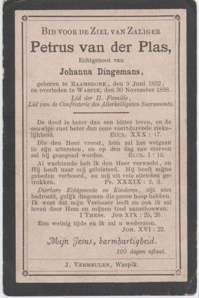 plas.van.der.p 1832-1898 dingemans.j b