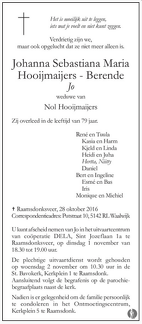 berende.j.s.m 1937-2016 hooijmaijers.n k