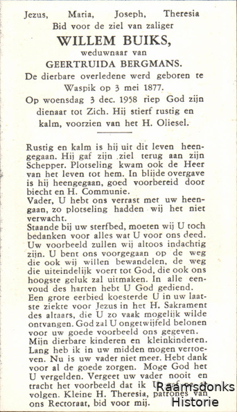 buiks.w 1877-1958 bergmans.g b