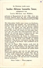 smeur.j.a.l 1906-1966 alphen.van.l.a b