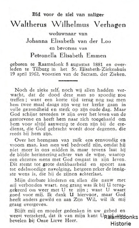 verhagen.w.w 1881-1962 loo.van.der.j.e emmen.p.e 