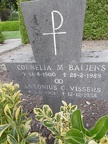 baijens.c.m. 1900-1989 vissers.a.c. 1901-1955 grafsteen