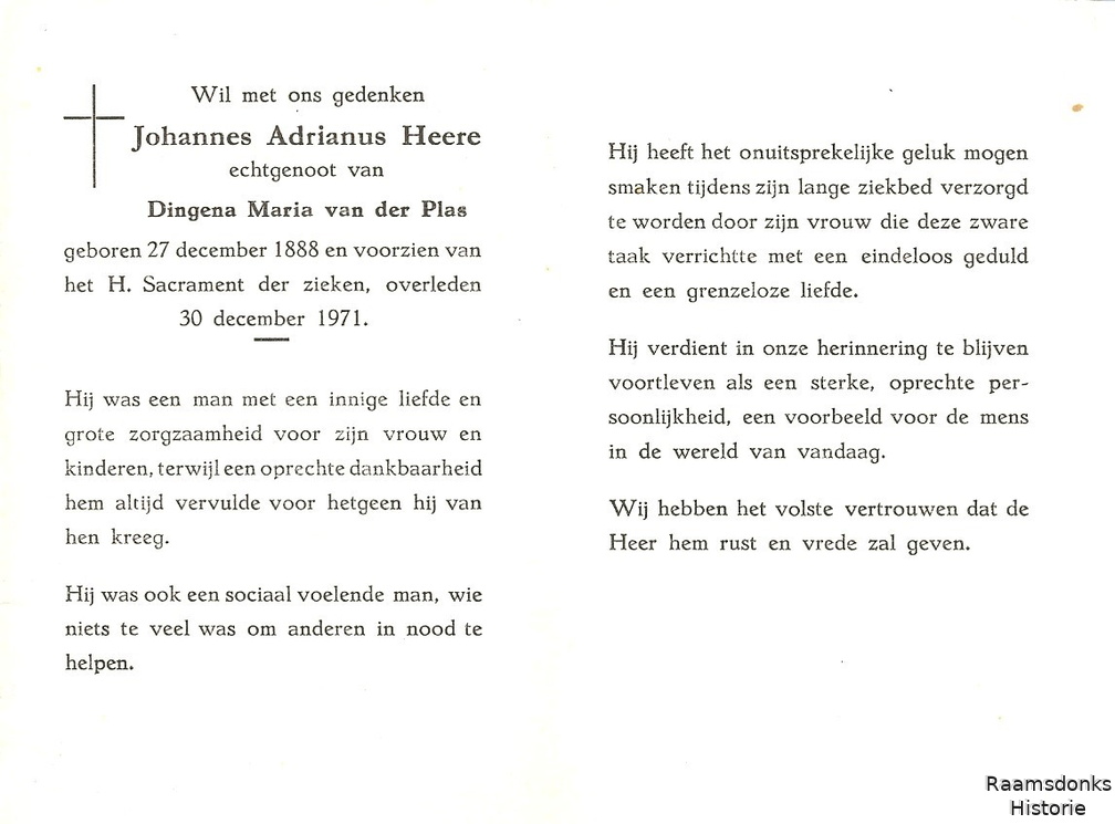 heere.j.a 1888-1971 plas.van.der.d.m b