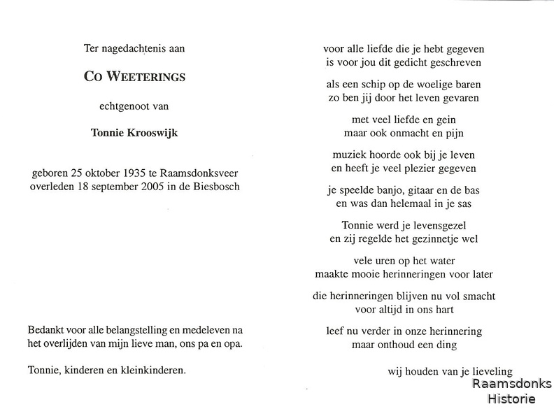 weeterings.c 1935-2005 krooswijk.t b