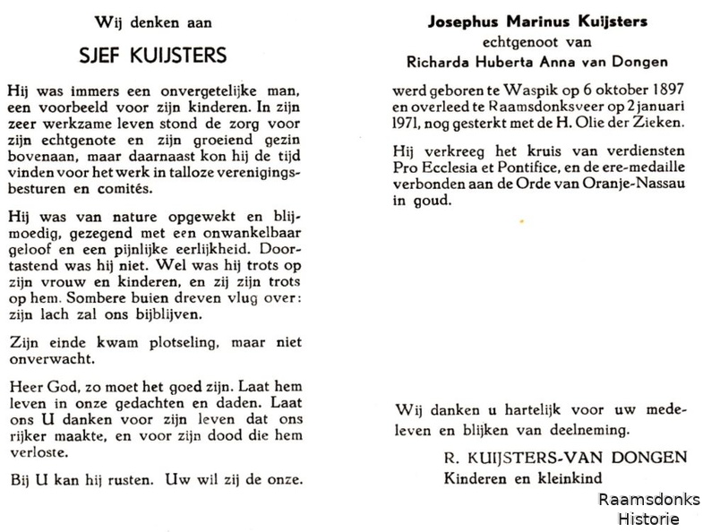 kuijsters.j. 1897-1971 dongen.van.r.h.a. b.