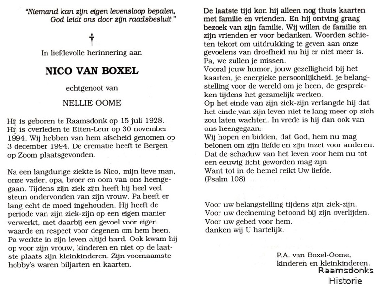 boxel.van.nico. 1928-1994 oome.nellie b.