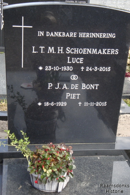 bont.de.p.j.a. 1929-2015 schoenmakers.l.t.m.h. 1930-2015 g.