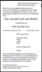 strien.van.cor. 1940-2020 list.van.der. p. k.