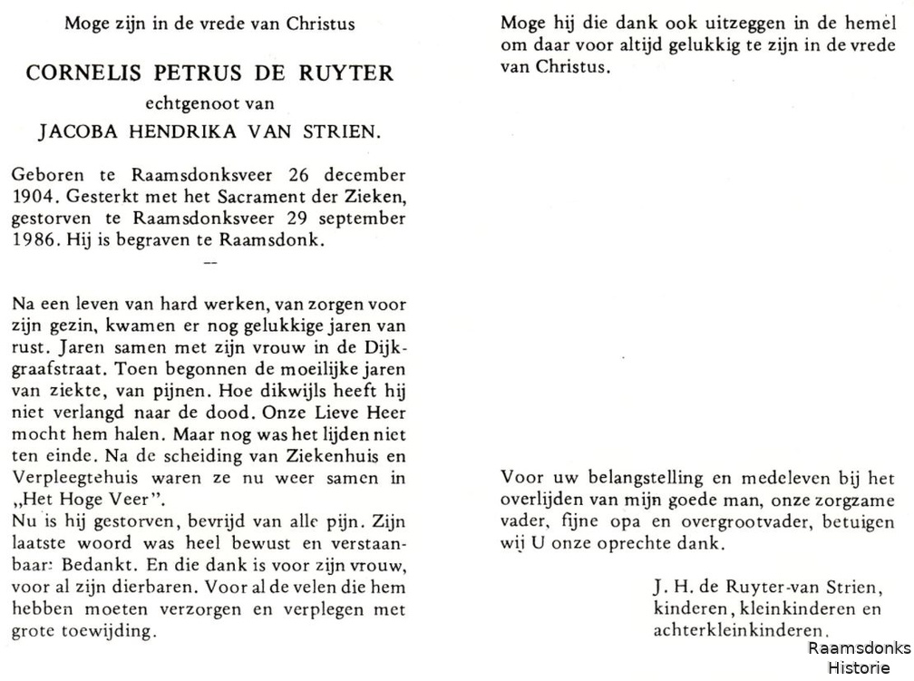ruyter.de.c.p.-kel 1904-1986 strien.van.j.h.-koos b.