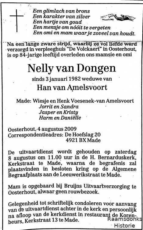 dongen.van.nelly. 1925-2009 amelsvoort.van.han. k.