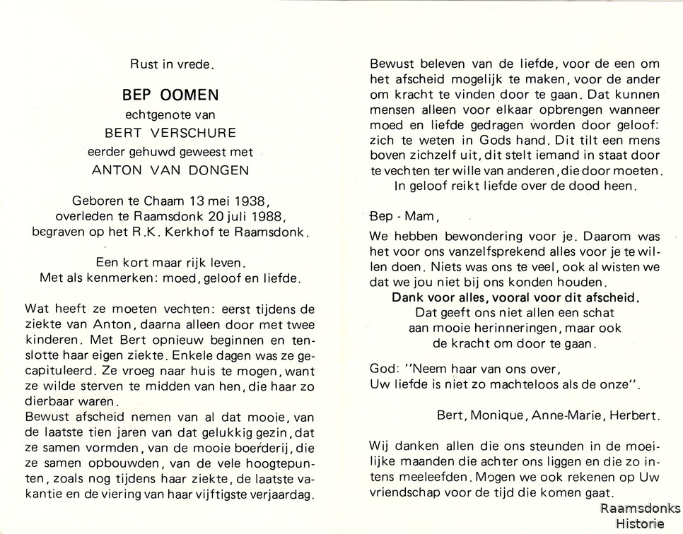 oomen.b 1938-1988 verschure-b dongen.van.a b