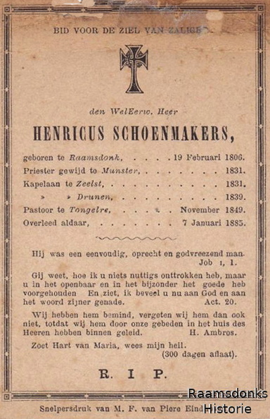 schoenmakers.h priester 1806-1885 b