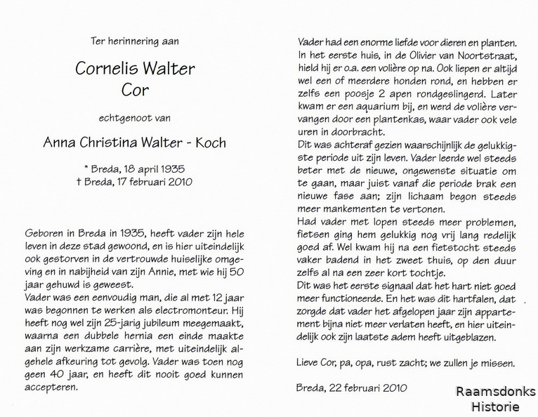 walter.cor. 1935-2010 koch.anna. b