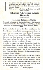 simonis.j.c. 1879-1962 smits.j.j. b