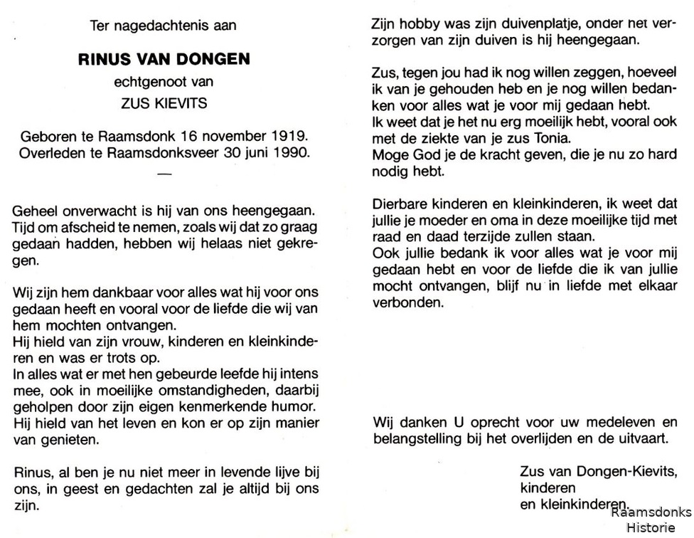 dongen.van.rinus. 1919-1990 kievits.zus. b