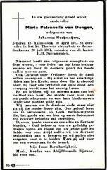 dongen.van.m.p. 1913-1961 hooijmaijers.j. b
