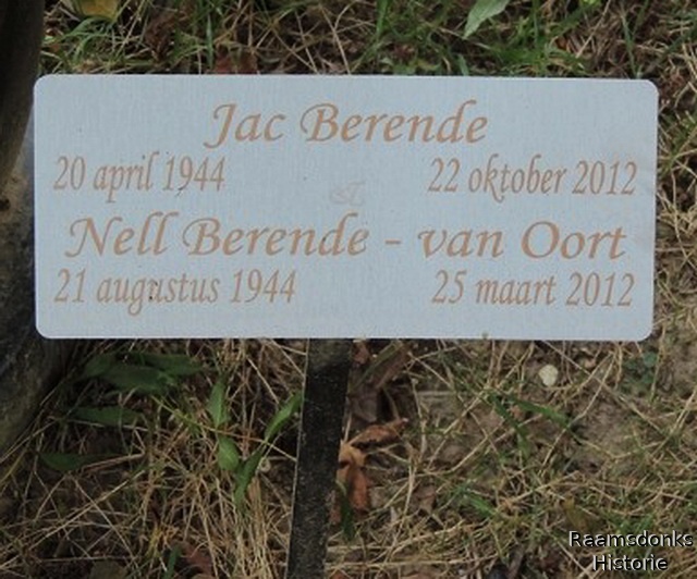 berende.jac. 1944-2012 oort.van.nell. 1944-2012 g