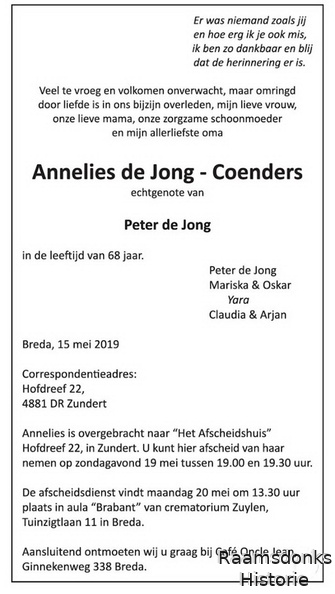 coenders.annelies. 1951-2019 jong.de.peter. k