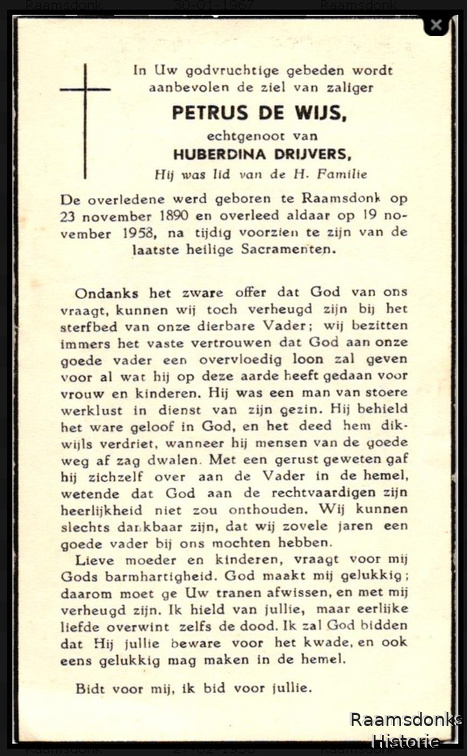 wijs.de.petrus. 1890-1958 drijvers.huberdina. b