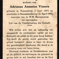 dungen.van.de.gouwdina.j. 1874-1950 vissers.a.a. b