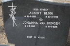 blom.albert. 1925-1993 dongen.van.jo 1925-2016 g.