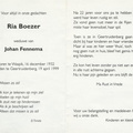 Boezer, Ria  Johan Fennema