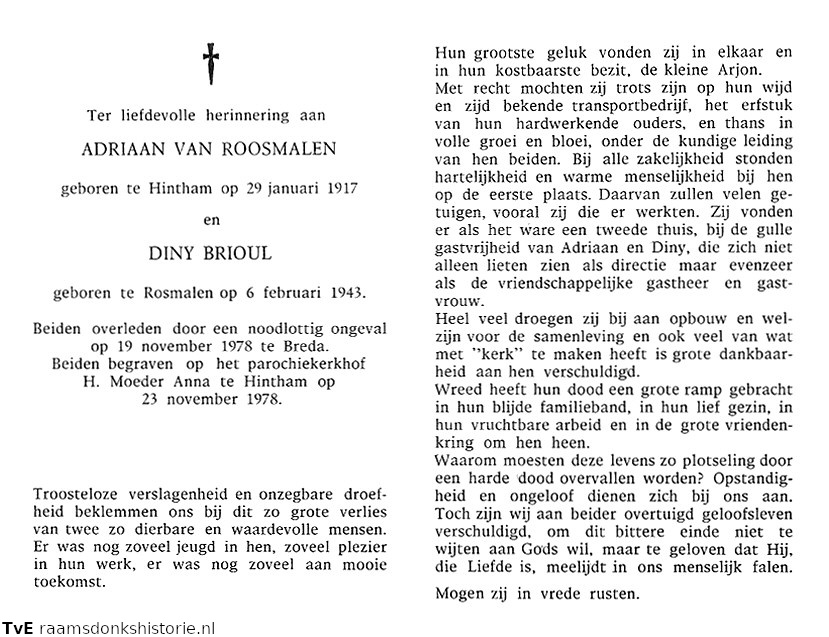 Brioul, Diny Adriaan van Roosmalen