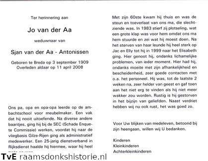 Jo van der Aa- Sjan Antonissen