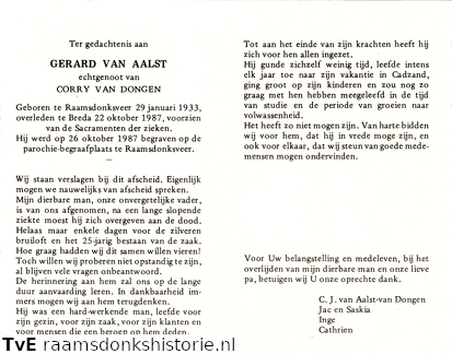 Gerard van Aalst Corry van Dongen