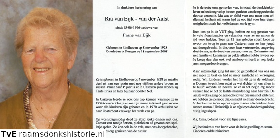 Ria van der Aalst- Frans van Eijk