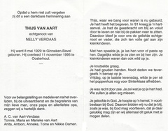 Thijs van Aart- Nelly Verdaas