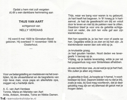 Thijs van Aart- Nelly Verdaas