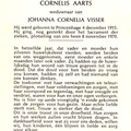 Cornelis Aarts- Johanna Cornelia Visser