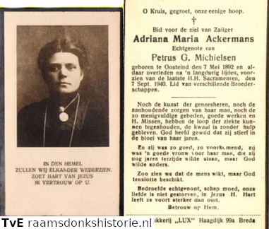 Adriana Maria Ackermans- Petrus G. Michielsen