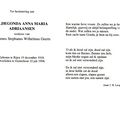 Aldegonda Anna Maria Adriaansen- Johannes Stephanus Wilhelmus Geerts