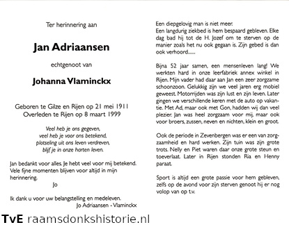 Jan Adriaansen- Johanna Vlaminckx