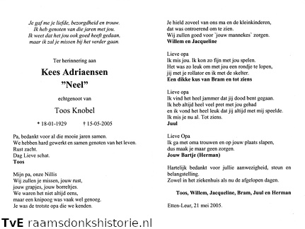 Kees Adriaensen- Toos Knobel
