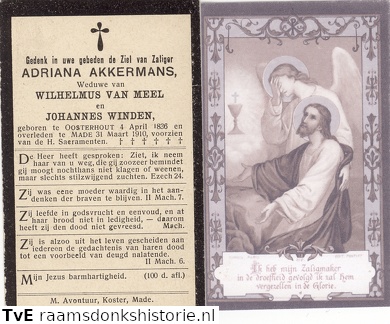 Adriana Akkermans Wilhelmus van Meel-Johannes Winden