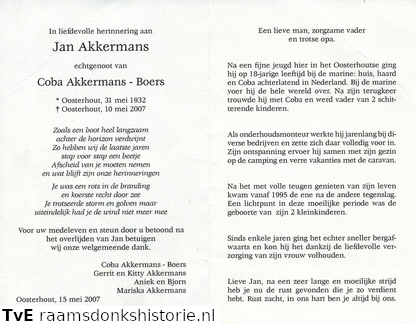 Jan Akkermans- Coba Boers