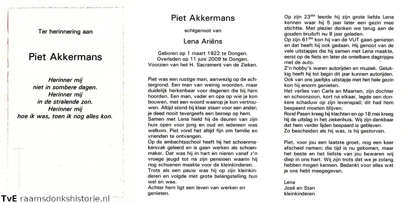 Piet Akkermans Lena Ariëns