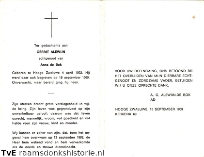 Gerrit Alewijn- Anna de Bok