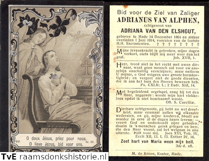 Adrianus van Alphen- Adriana van den Elshout