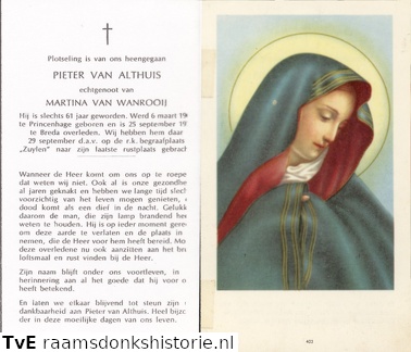 Pieter van Althuis- Martina van Wanrooij